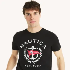 Nautica Mens Anchor Graphic T-Shirt