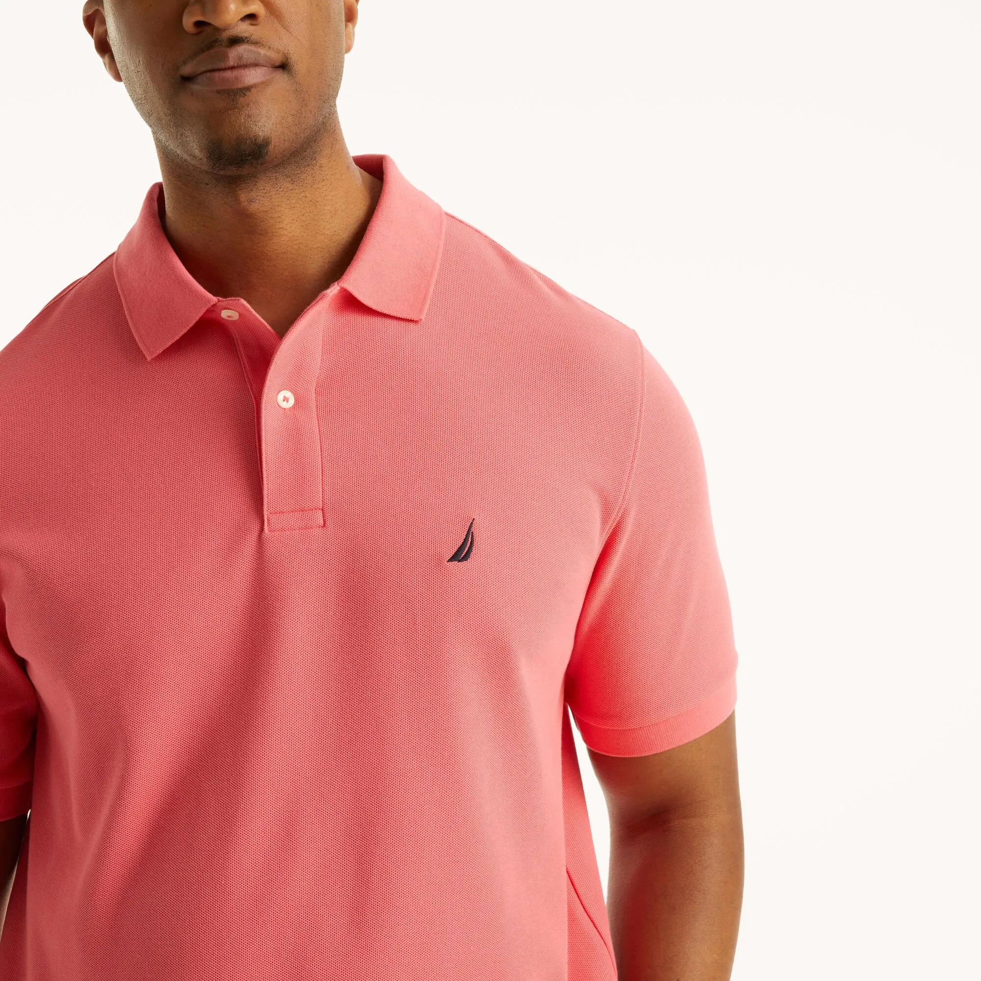 Nautica Mens Big & Tall Classic Fit Deck Polo