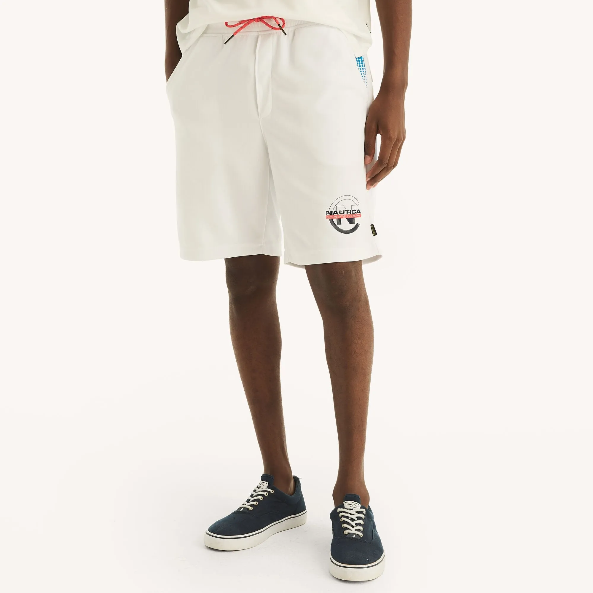 Nautica Mens Competition Sustainably Crafted 9" Printed Short