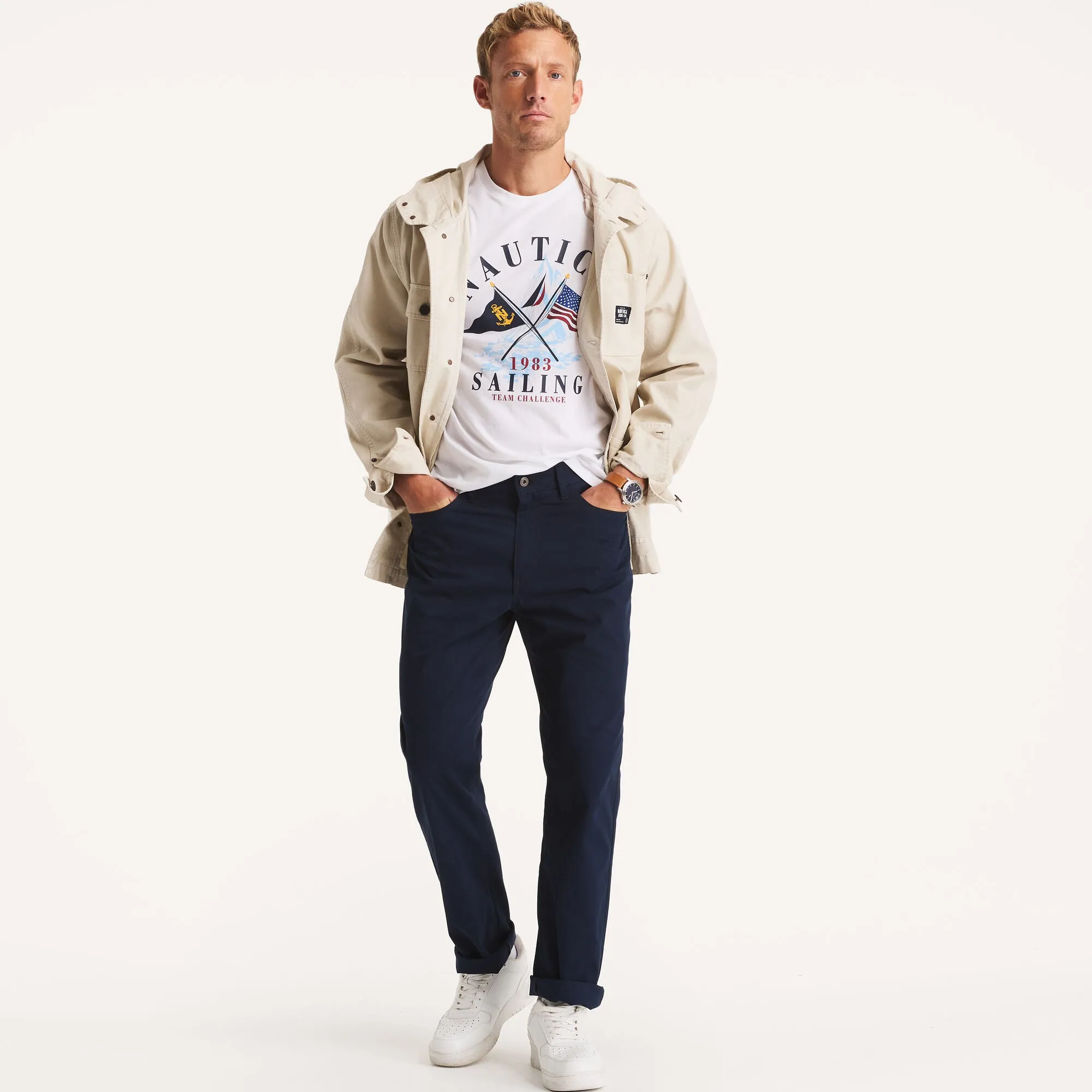 Nautica Mens J-Class Graphic T-Shirt