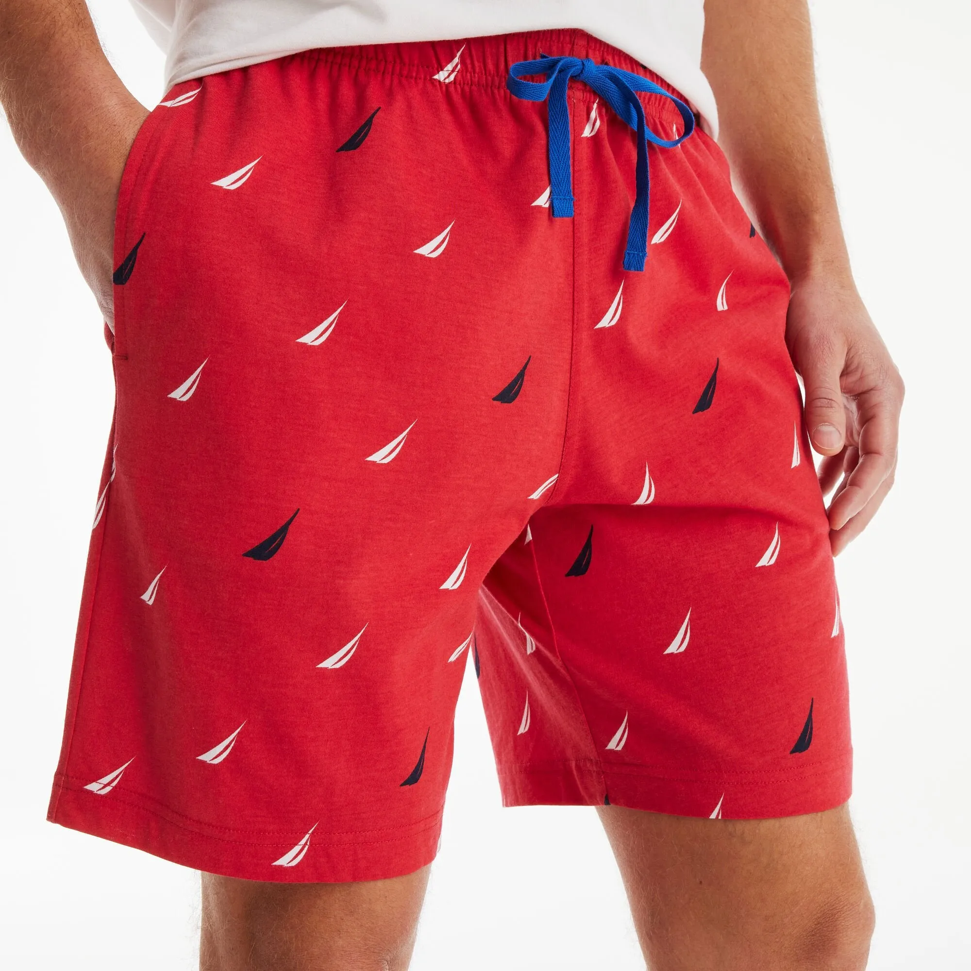 Nautica Mens J-Class Print Sleep Short