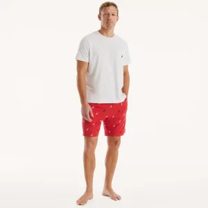 Nautica Mens J-Class Print Sleep Short