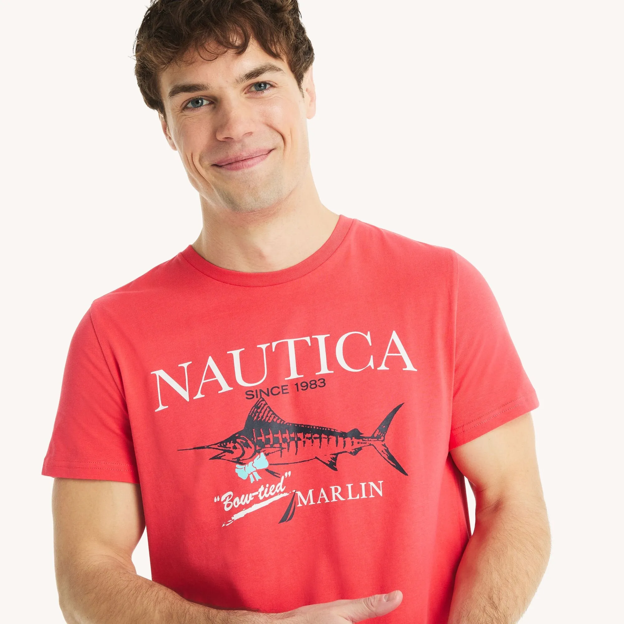 Nautica Mens Marlin Graphic T-Shirt