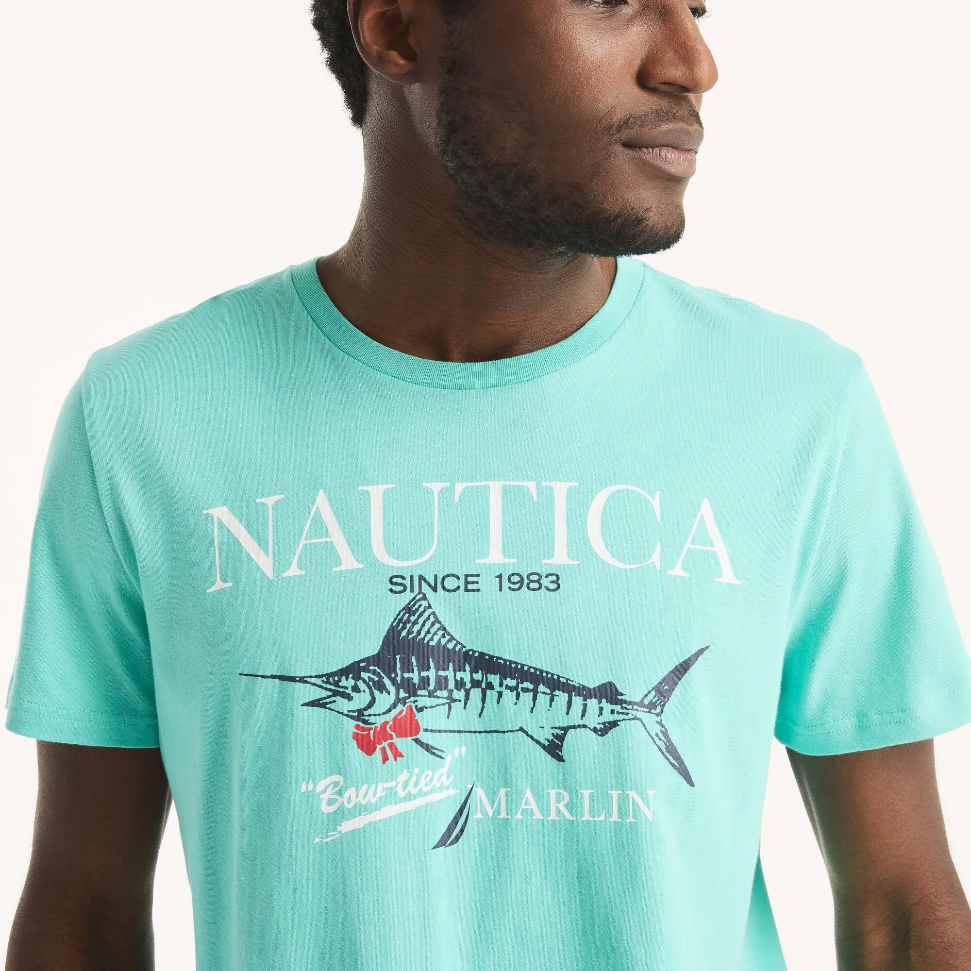 Nautica Mens Marlin Graphic T-Shirt