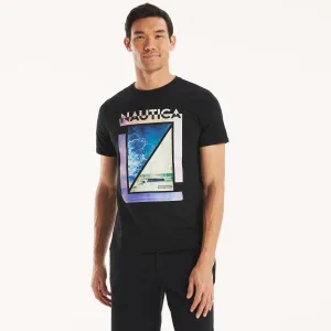Nautica Mens Modern Sailing Graphic T-Shirt