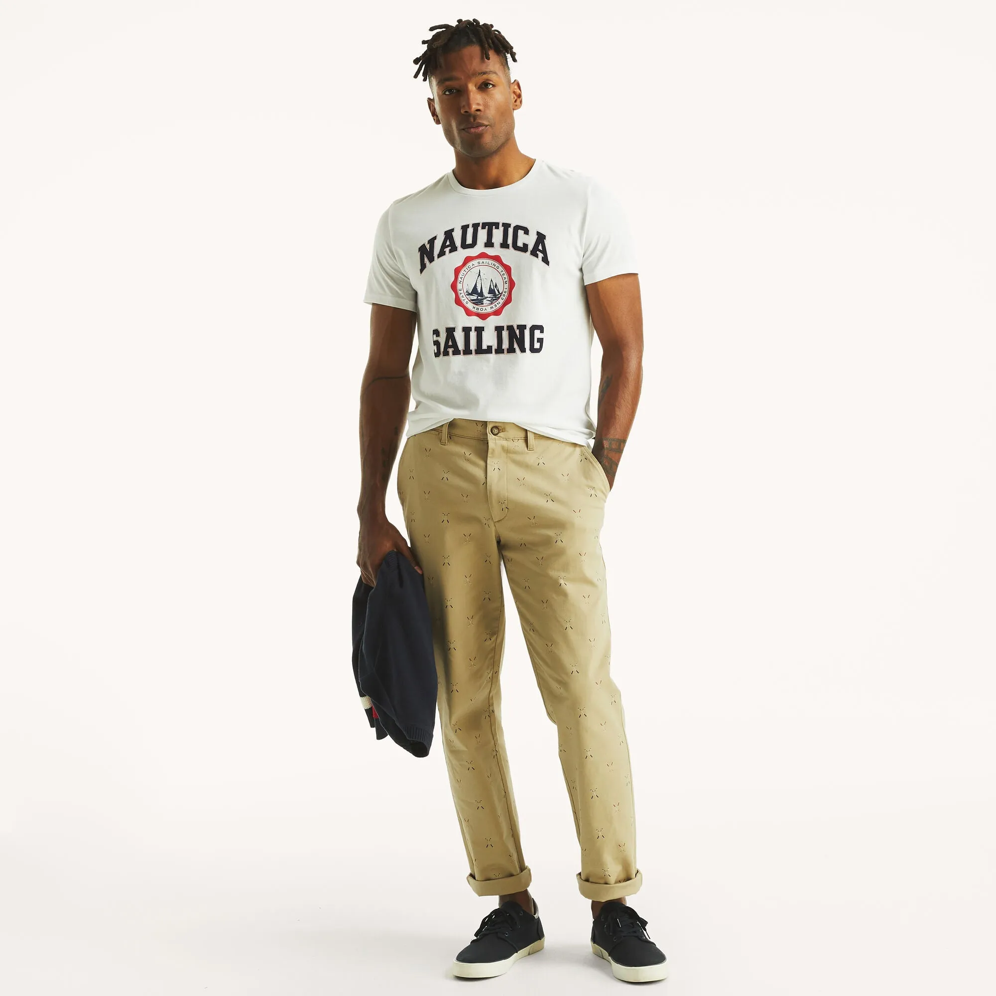 Nautica Mens Nautica Sailing Graphic T-Shirt