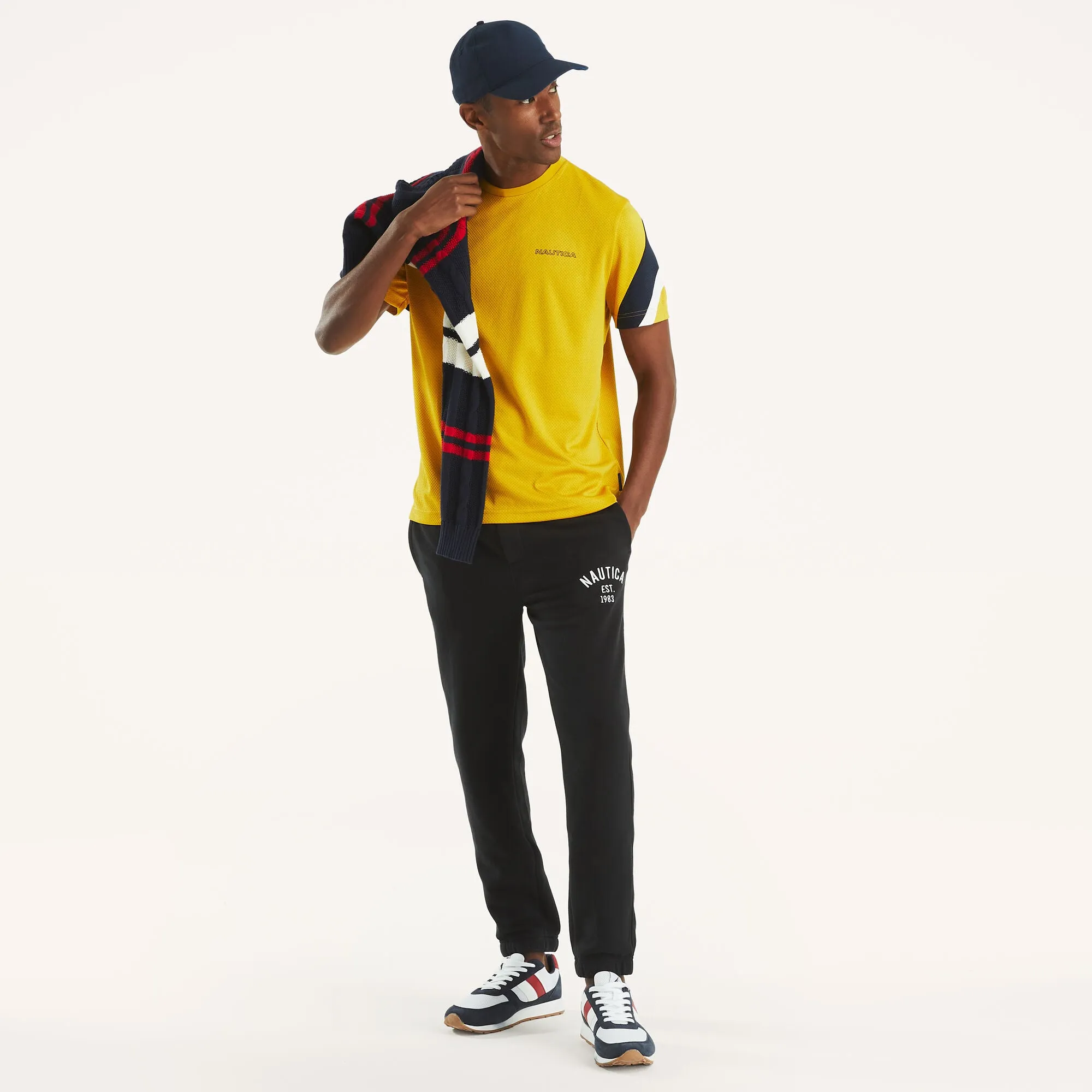 Nautica Mens Navtech Crewneck T-Shirt