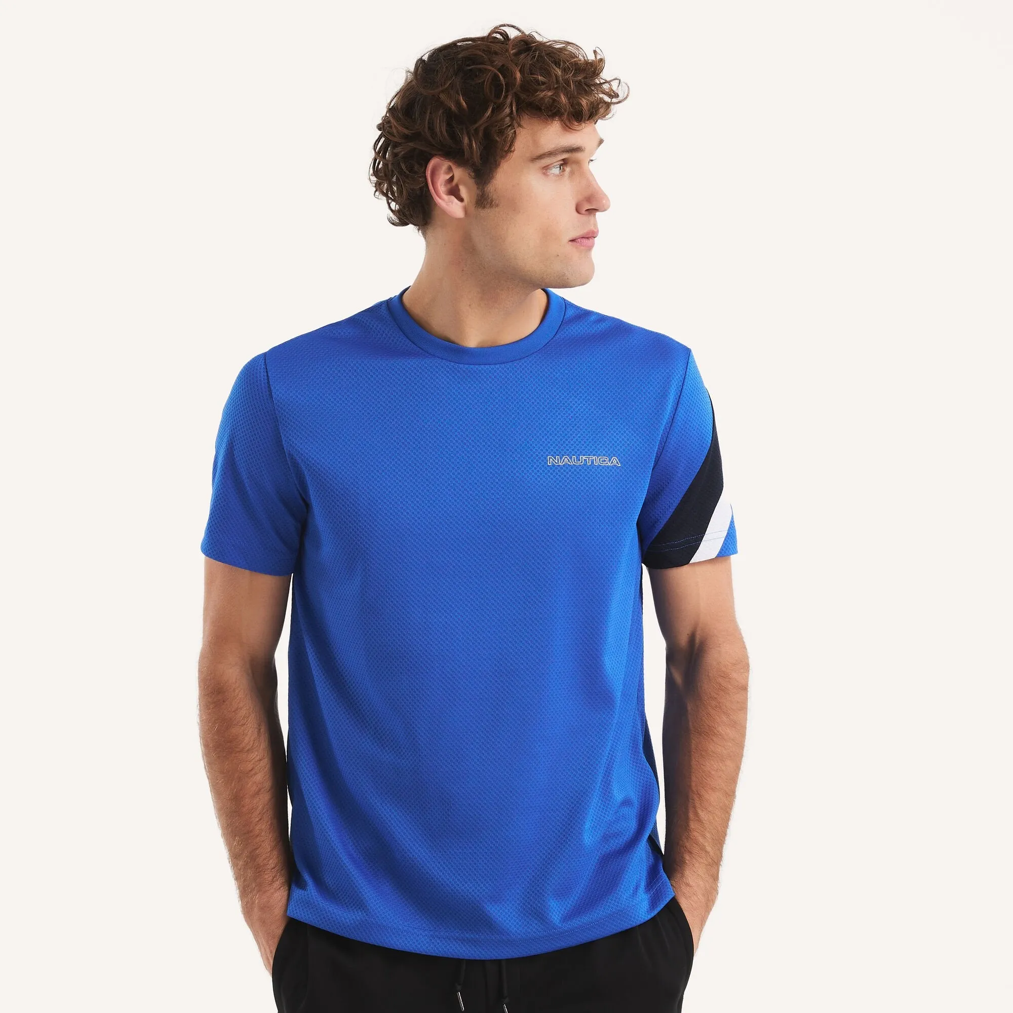 Nautica Mens Navtech Crewneck T-Shirt