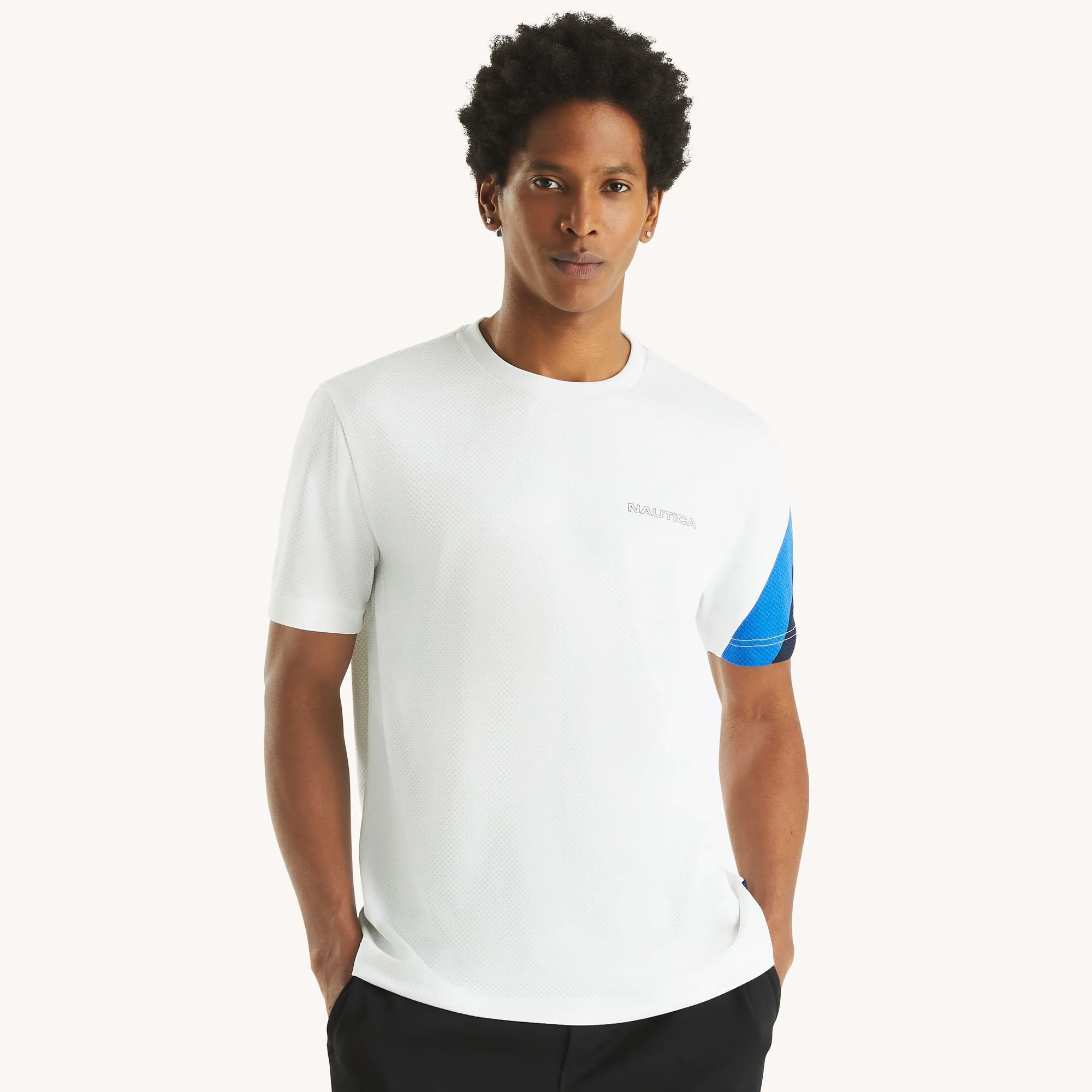 Nautica Mens Navtech Crewneck T-Shirt