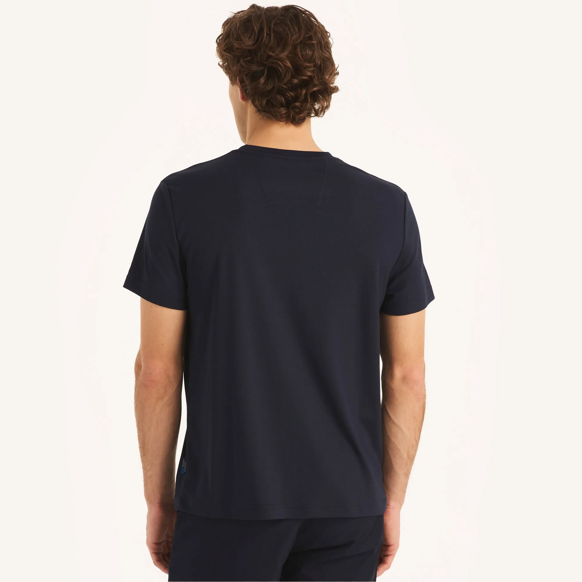 Nautica Mens Navtech Sustainably Crafted Crewneck Colorblock T-Shirt