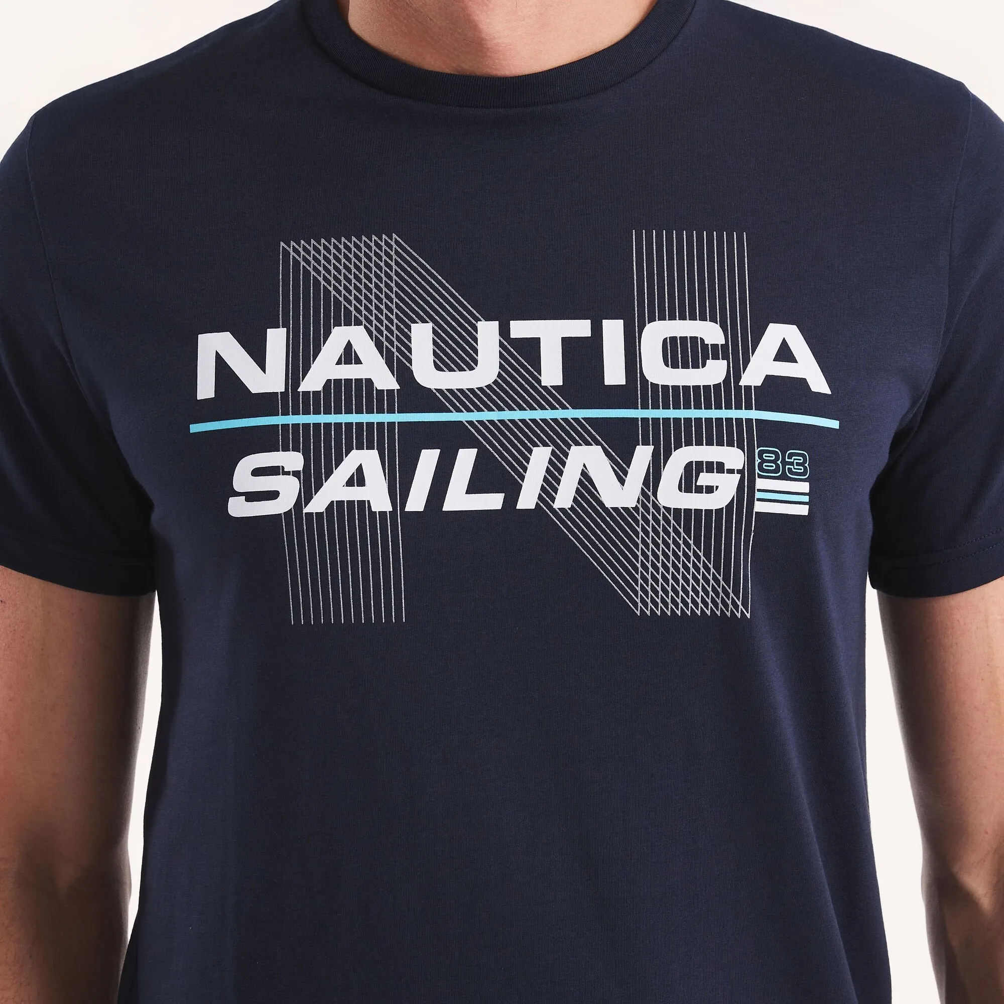 Nautica Mens Sailing '83 Graphic T-Shirt