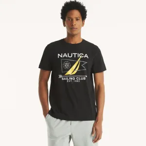 Nautica Mens Sailing Club Graphic T-Shirt