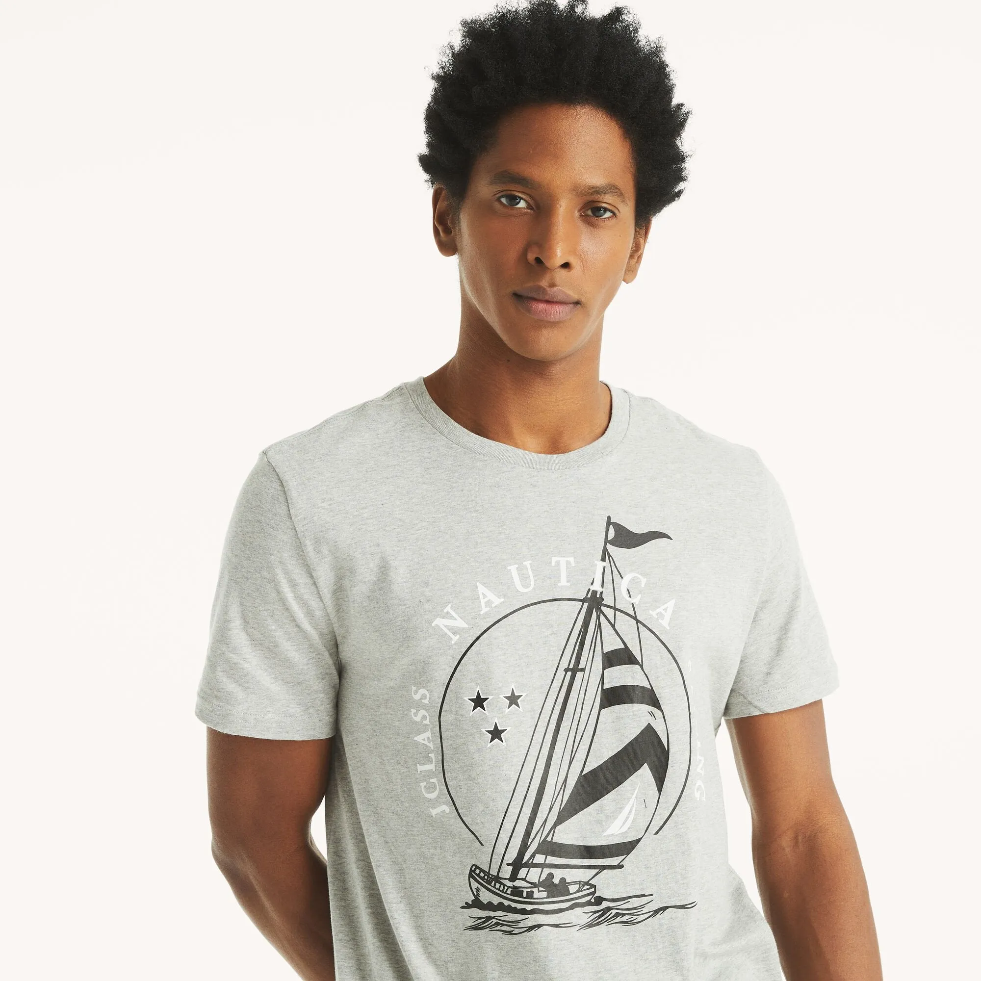 Nautica Mens Sailing Graphic T-Shirt