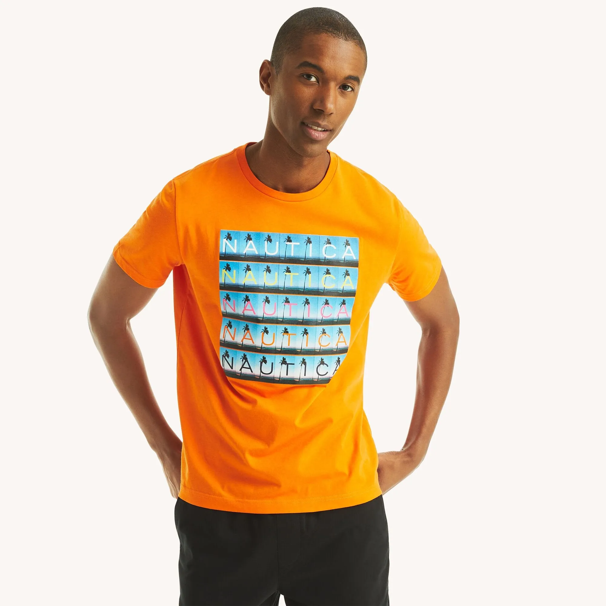Nautica Mens West Coast Graphic T-Shirt