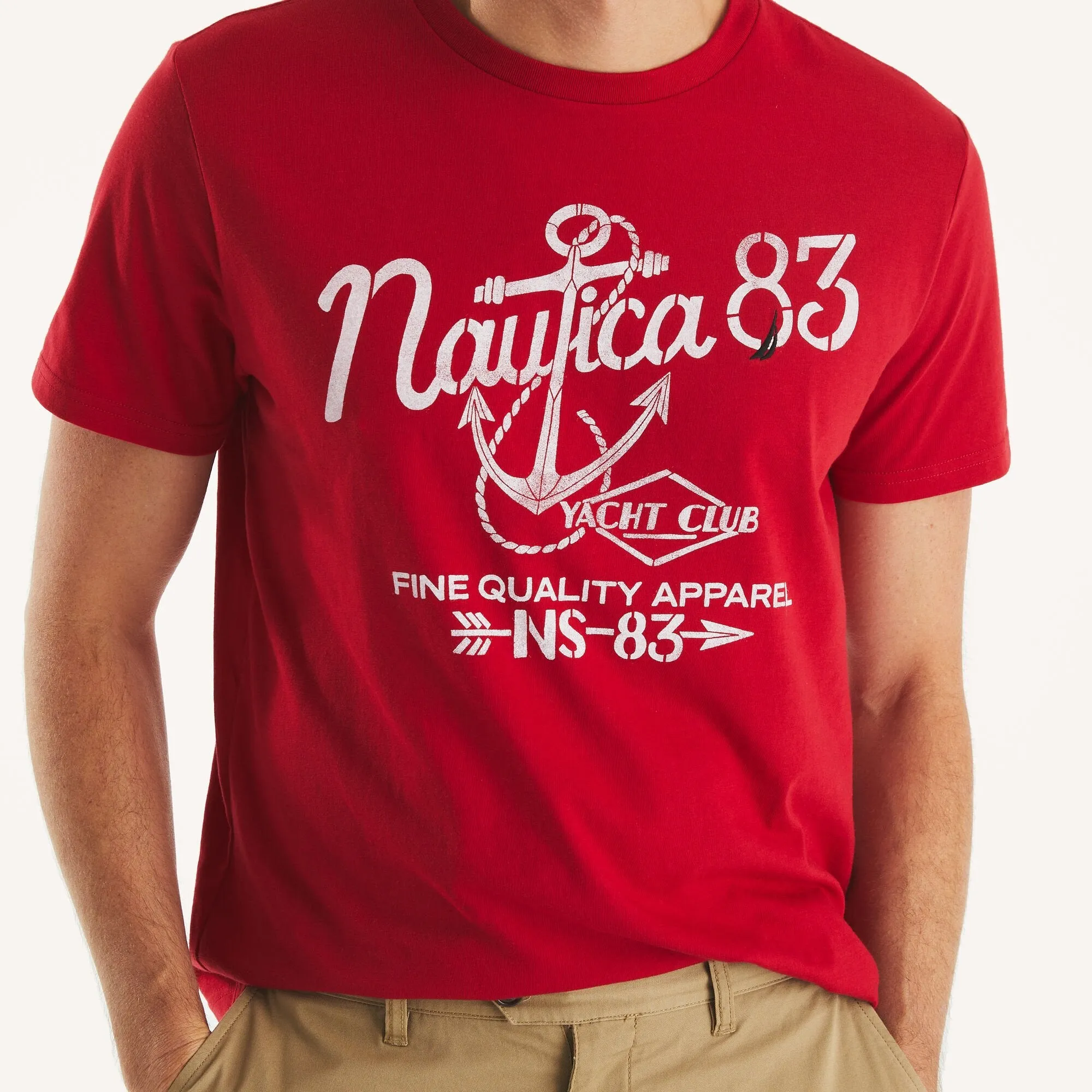 Nautica Mens Yacht Club Graphic T-Shirt
