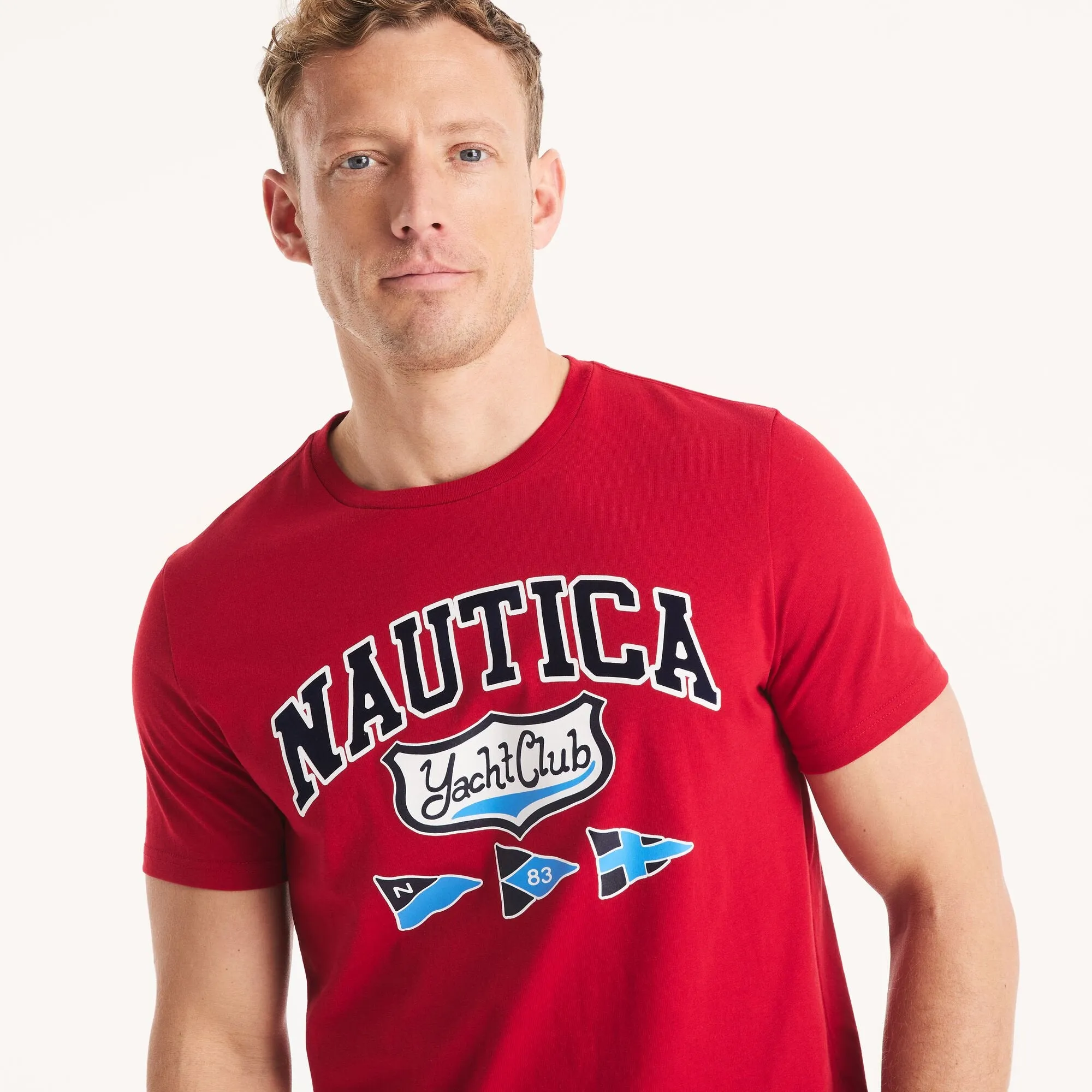 Nautica Mens Yacht Club Graphic T-Shirt