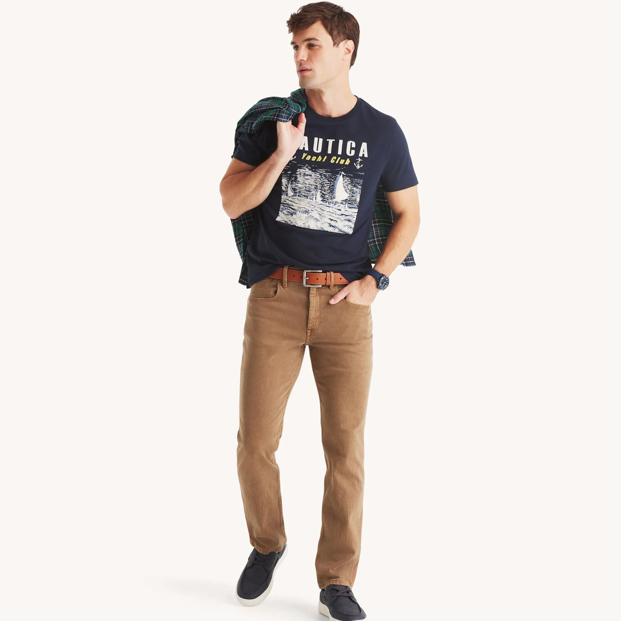 Nautica Mens Yacht Club Graphic T-Shirt