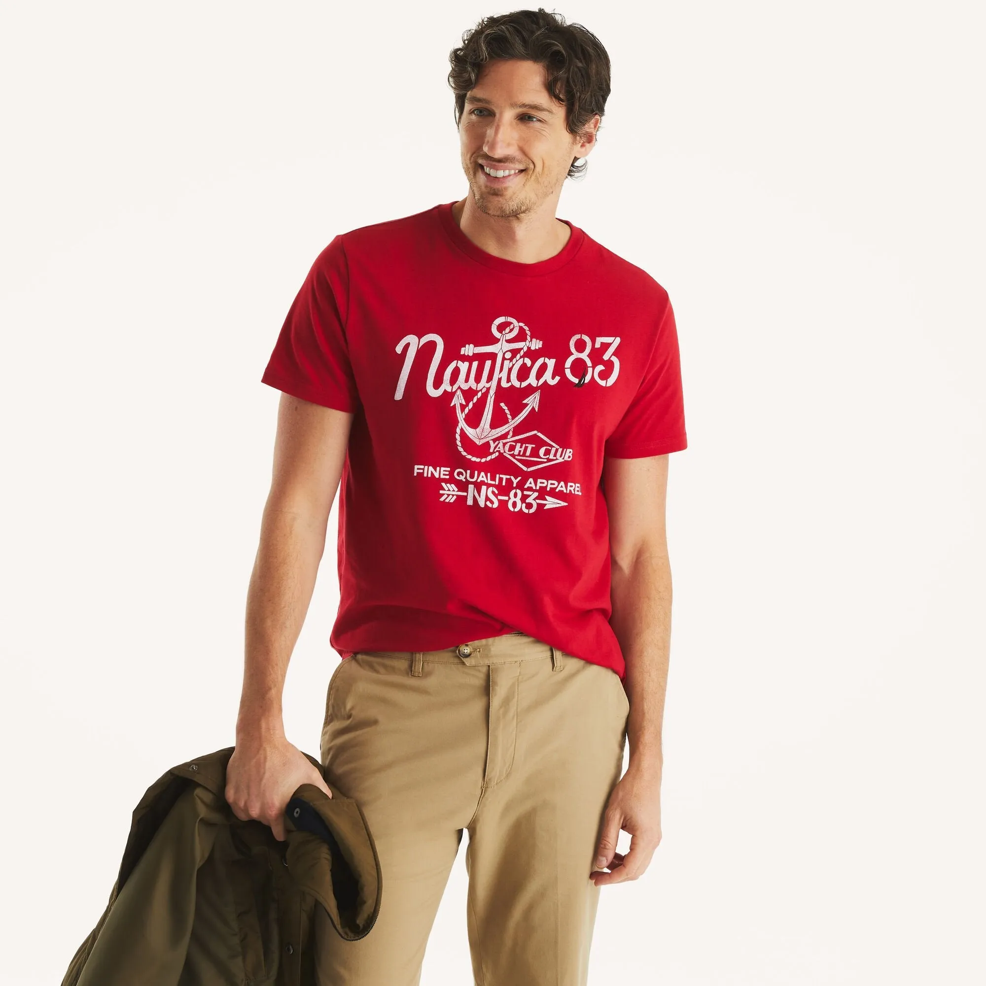 Nautica Mens Yacht Club Graphic T-Shirt