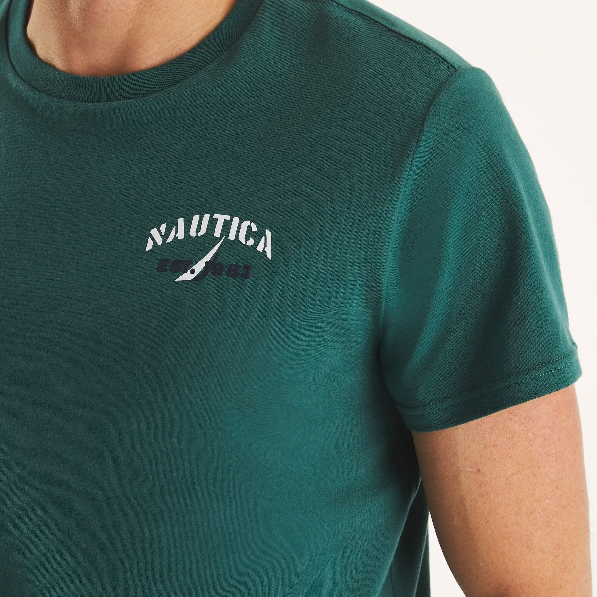 Nautica Mens Yacht Racing Graphic T-Shirt