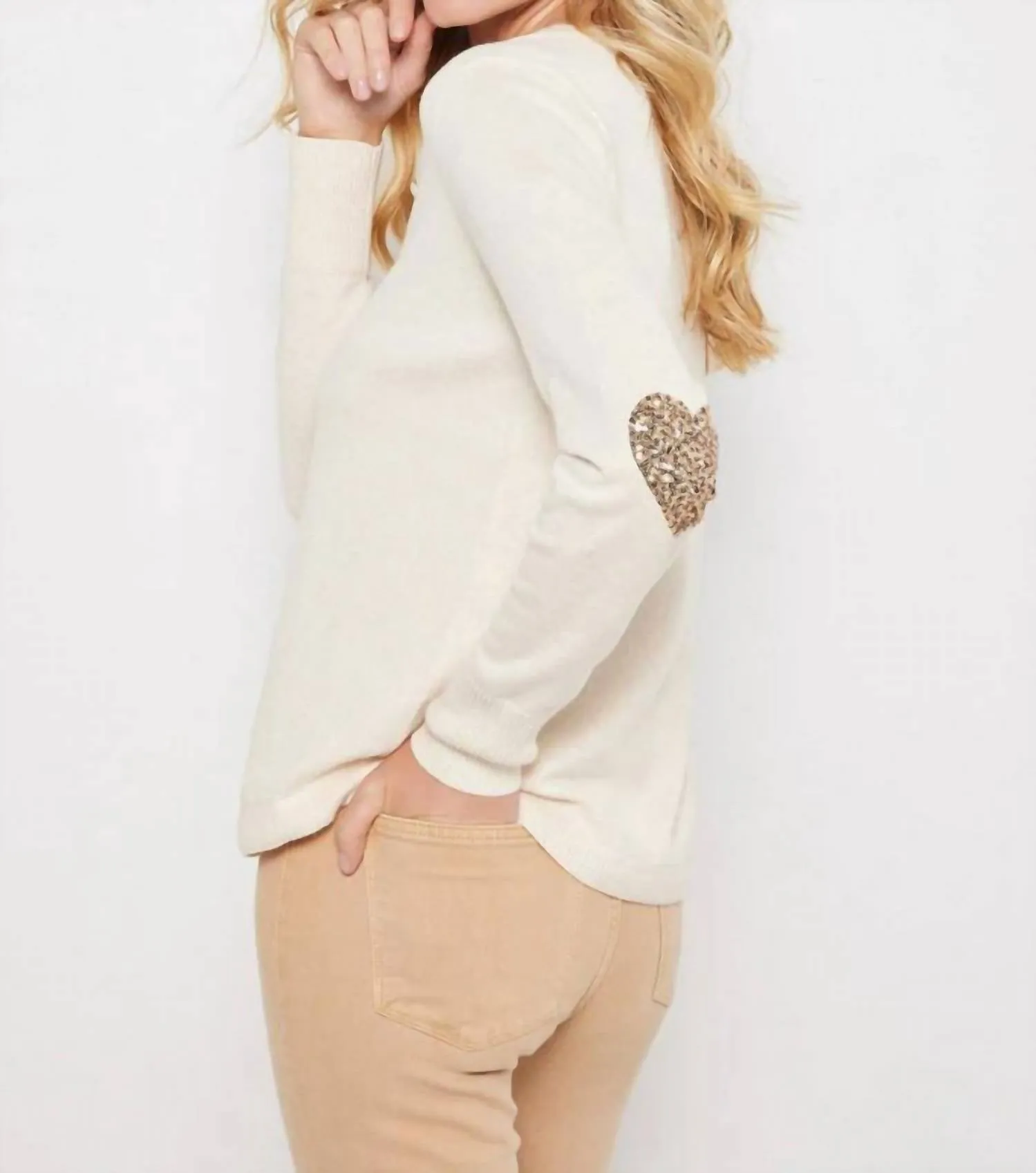 New Found Love Sweater In Sheepskin