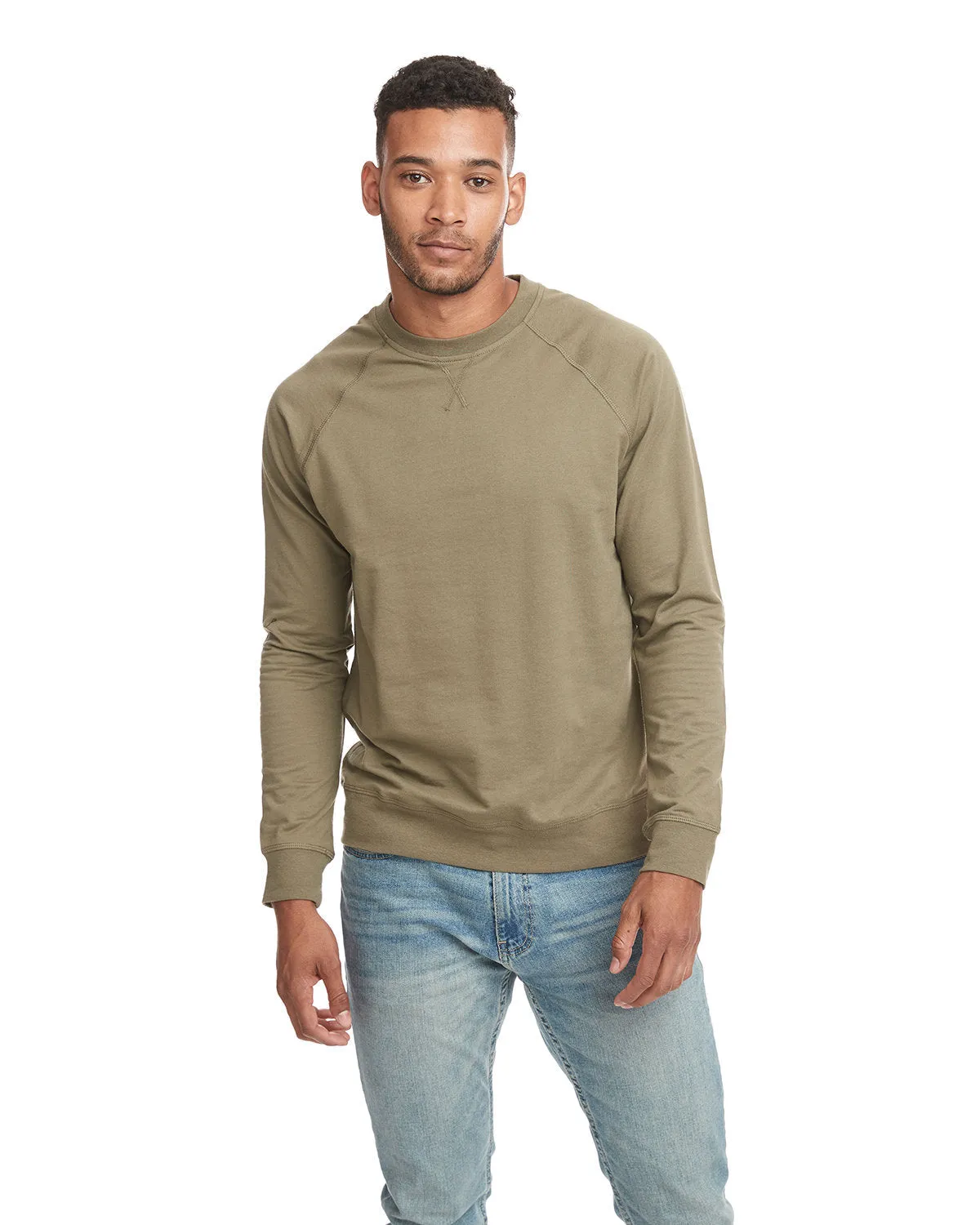 Next Level N9000 Unisex French Terry Raglan Crew