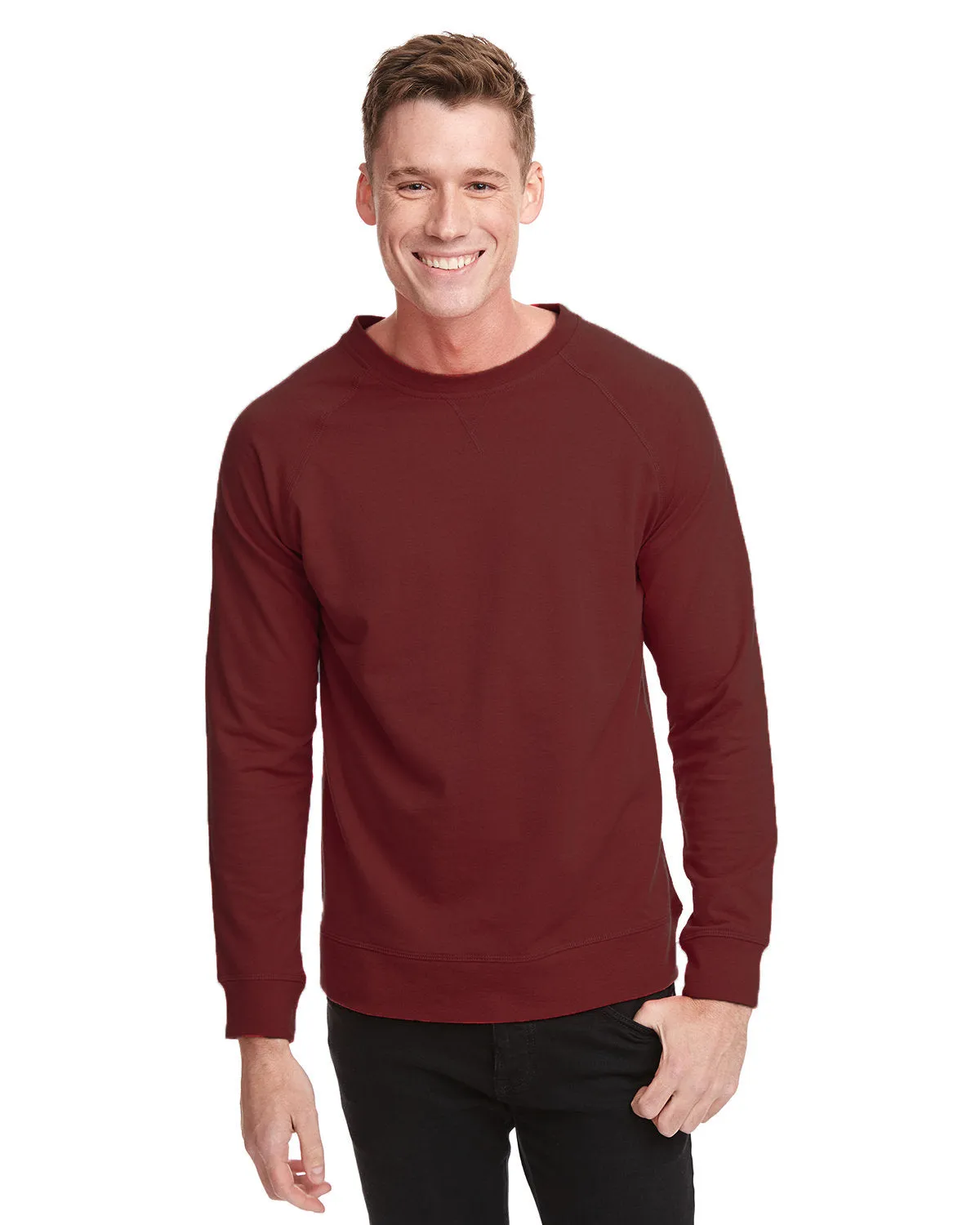 Next Level N9000 Unisex French Terry Raglan Crew