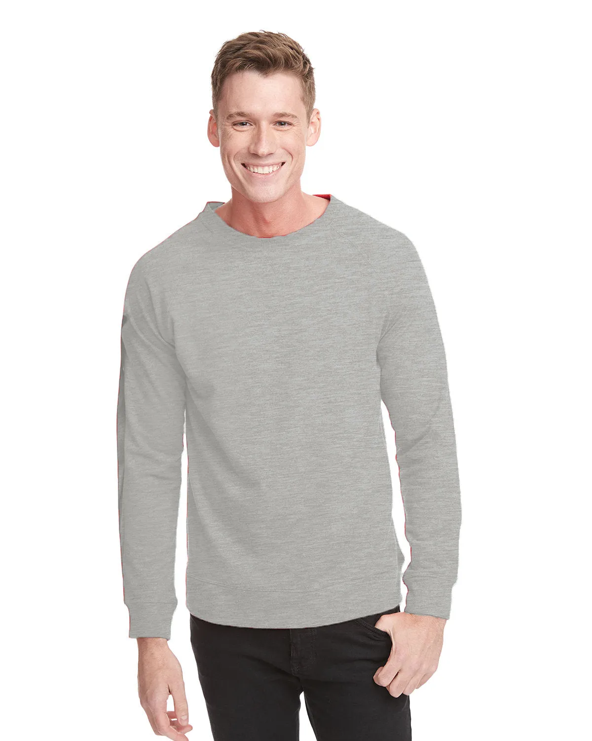 Next Level N9000 Unisex French Terry Raglan Crew