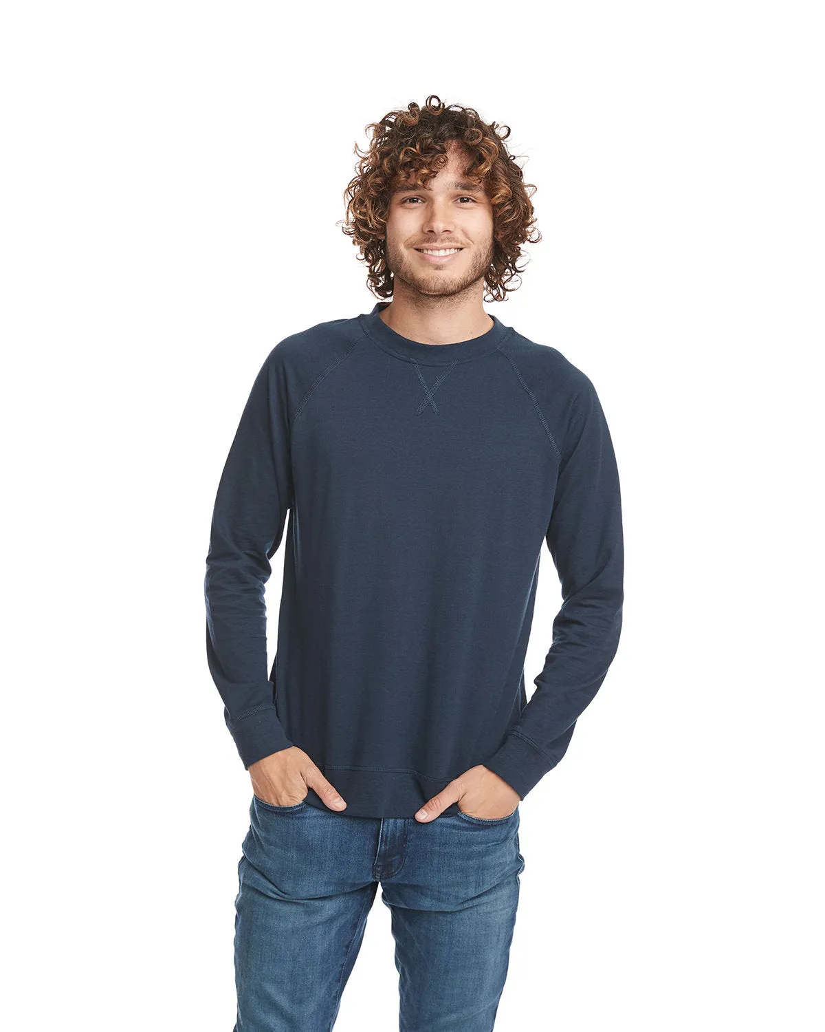 Next Level N9000 Unisex French Terry Raglan Crew