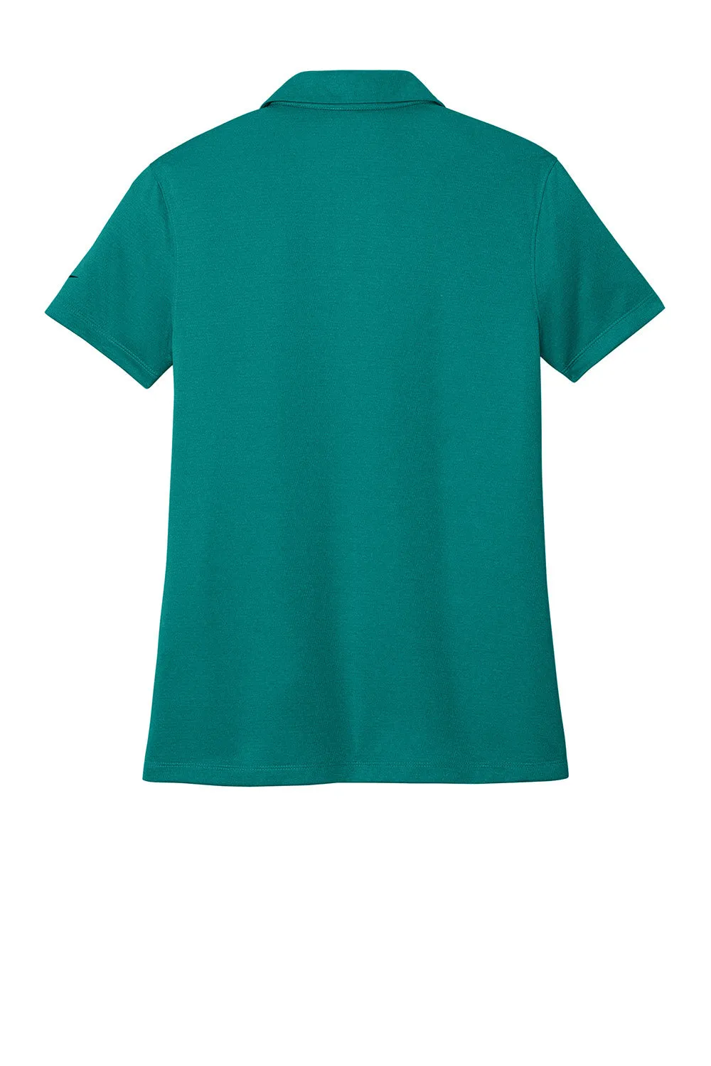 Nike Womens Dri-Fit Moisture Wicking Smooth Heather Short Sleeve Polo Shirt - Heather Bright Spruce Green