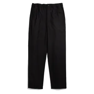Norse Projects Ezra Relaxed Cotton Wool Twill Trouser Black