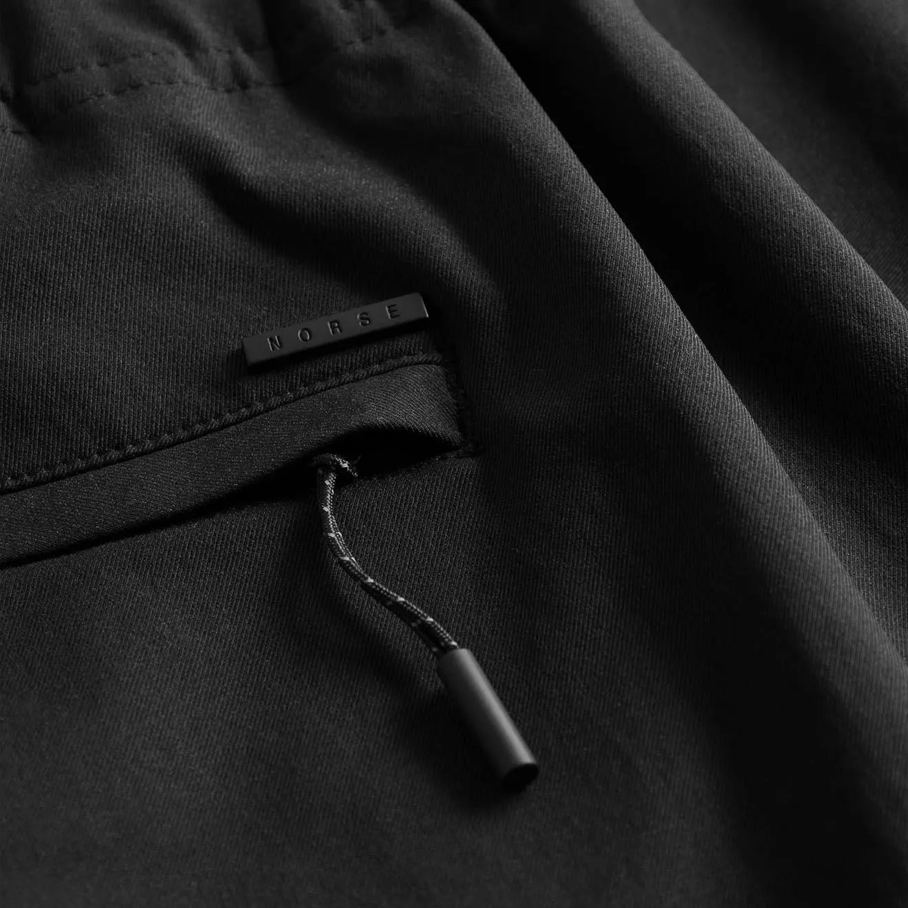 Norse Projects Ezra Relaxed Solotex Twill Trouser Black