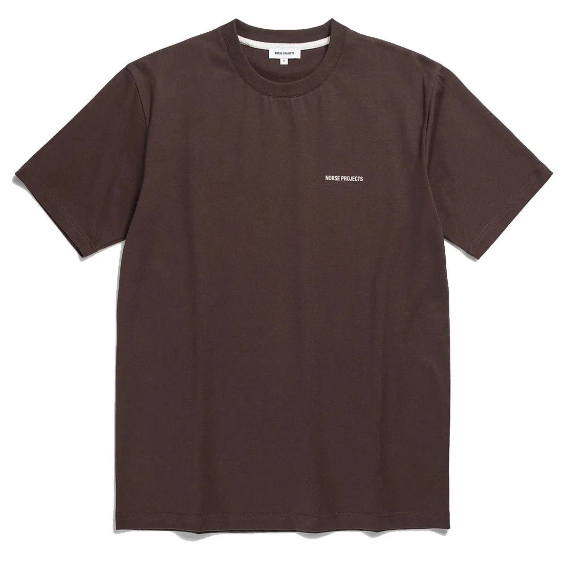 Norse Projects Johannes Logo T-Shirt Heathland Brown