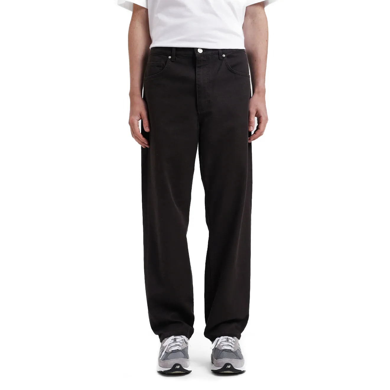 Norse Projects Mogens Relaxed 5 Pocket Heavy Twill Black