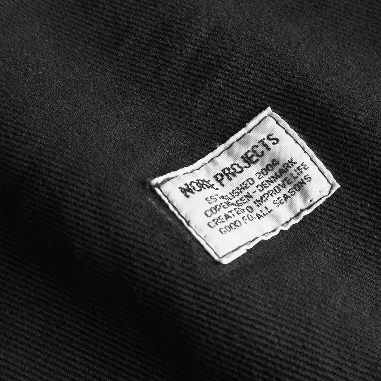 Norse Projects Mogens Relaxed 5 Pocket Heavy Twill Black