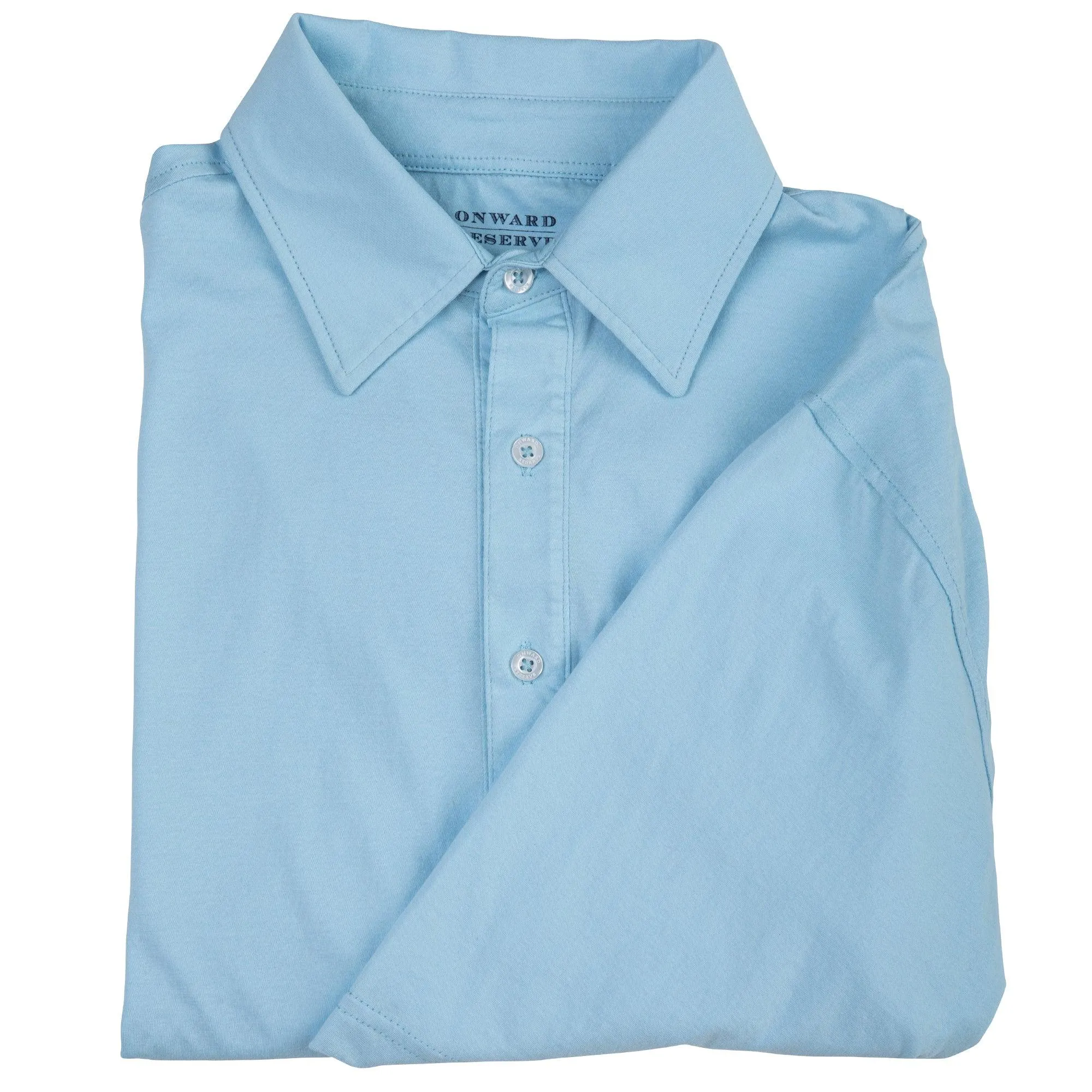 Old School Polo - Blue Fog