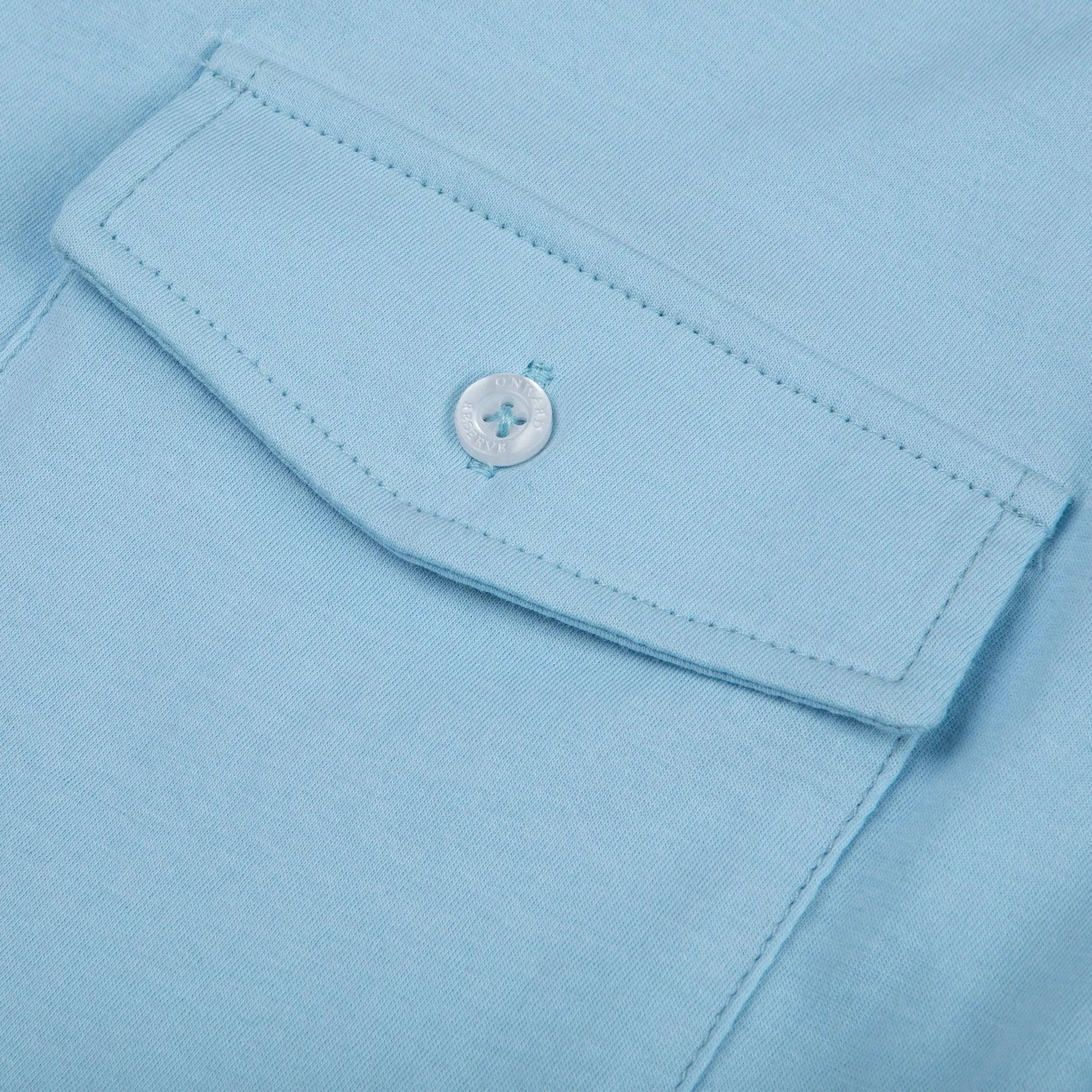 Old School Polo - Blue Fog