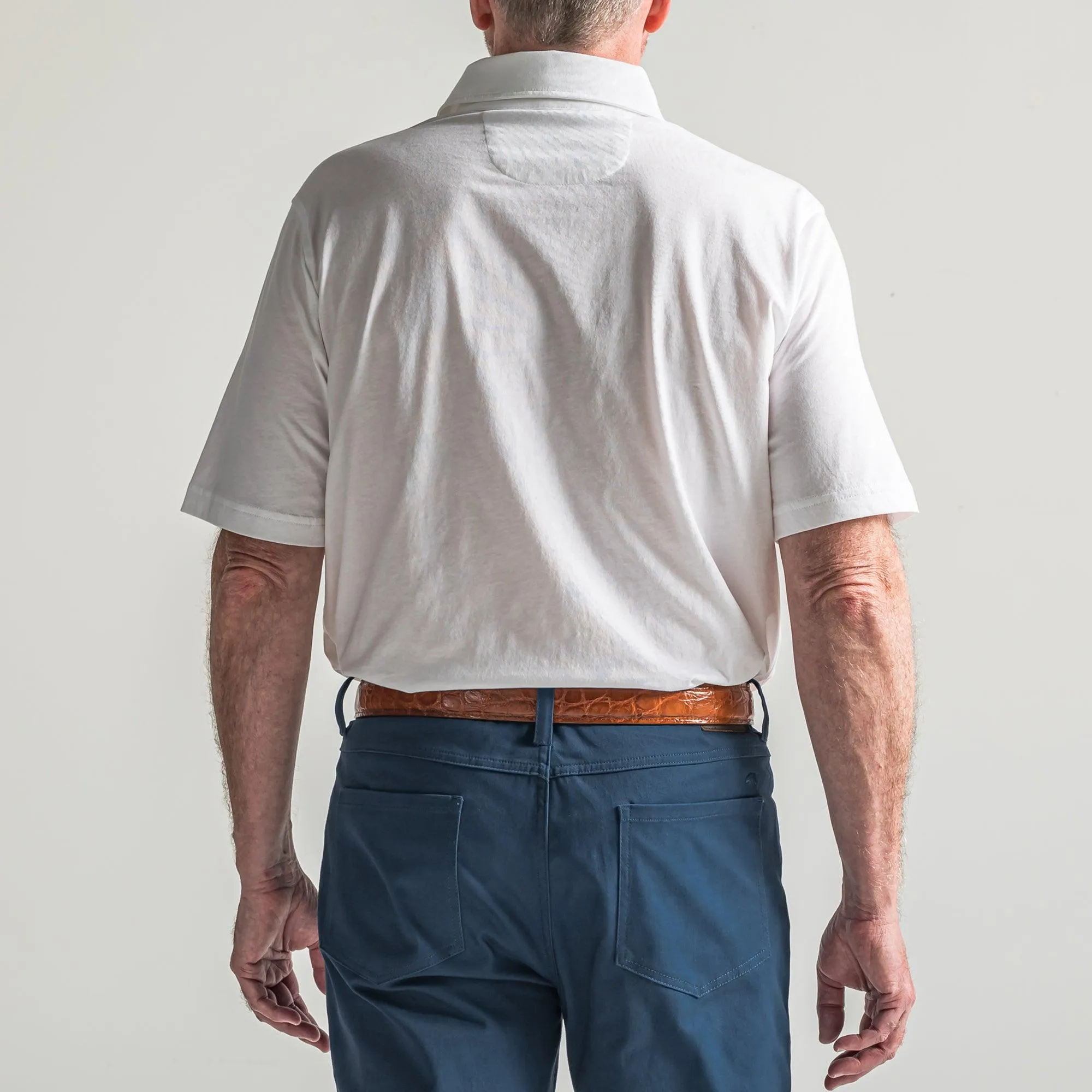 Old School Polo - White