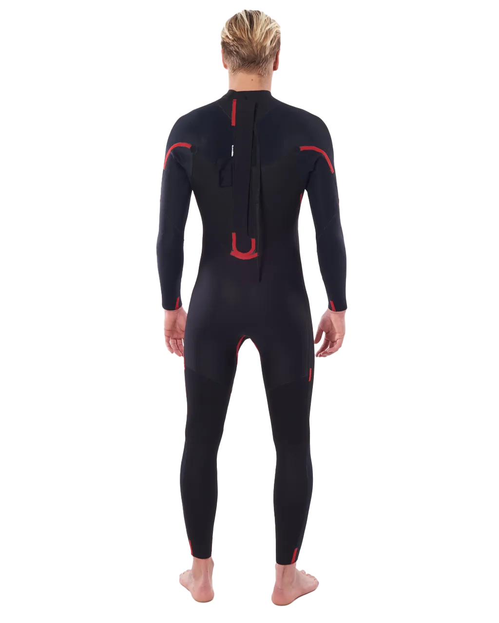 Omega 3/2mm Back Zip Wetsuit in Black