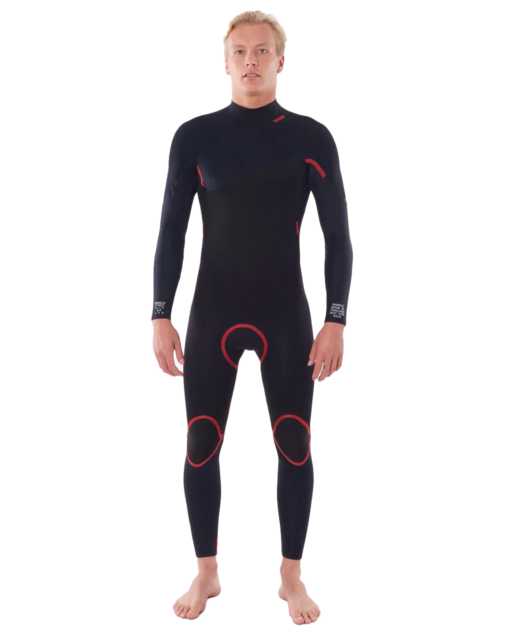 Omega 3/2mm Back Zip Wetsuit in Black