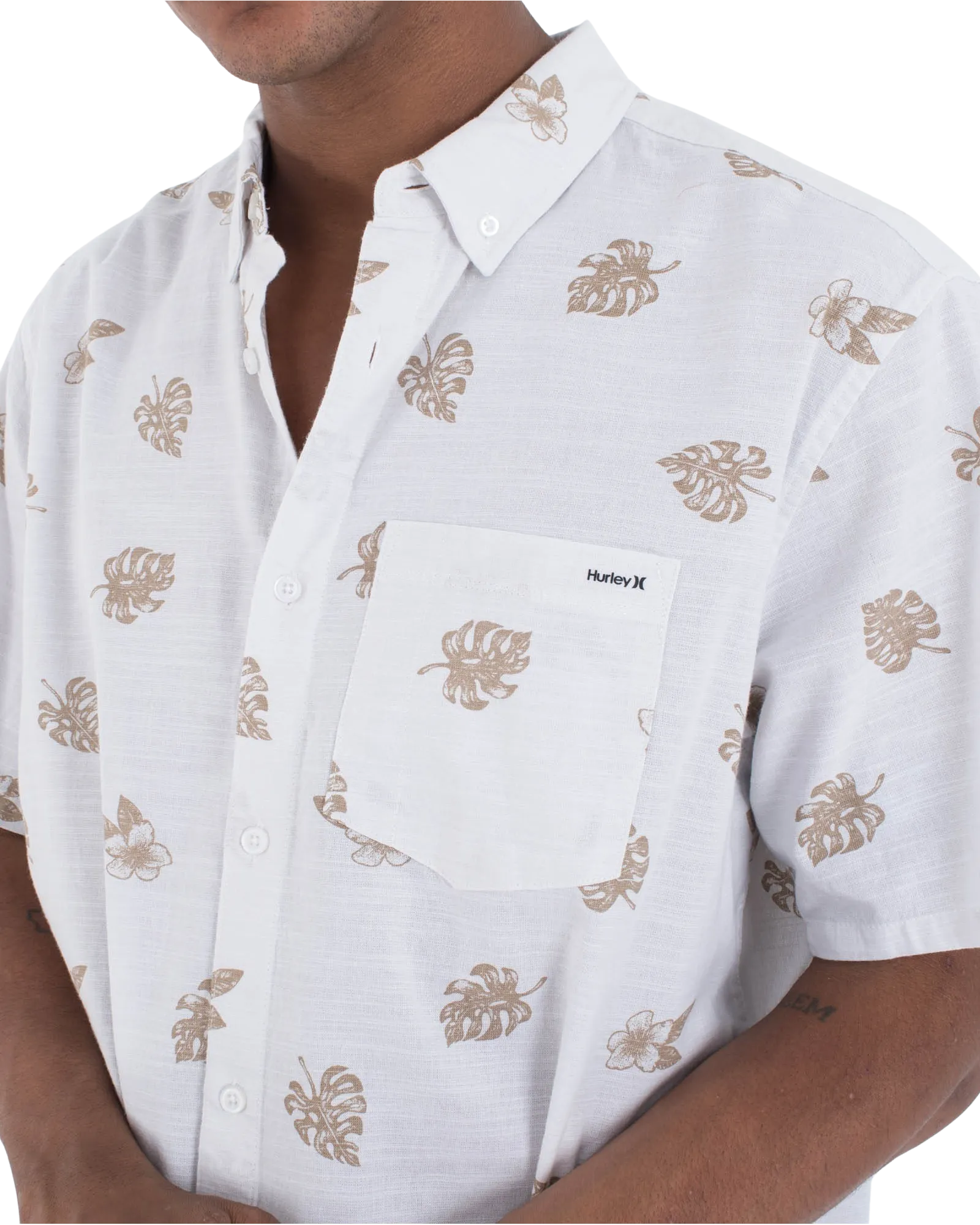 One & Only Stretch Shirt in Bone 2