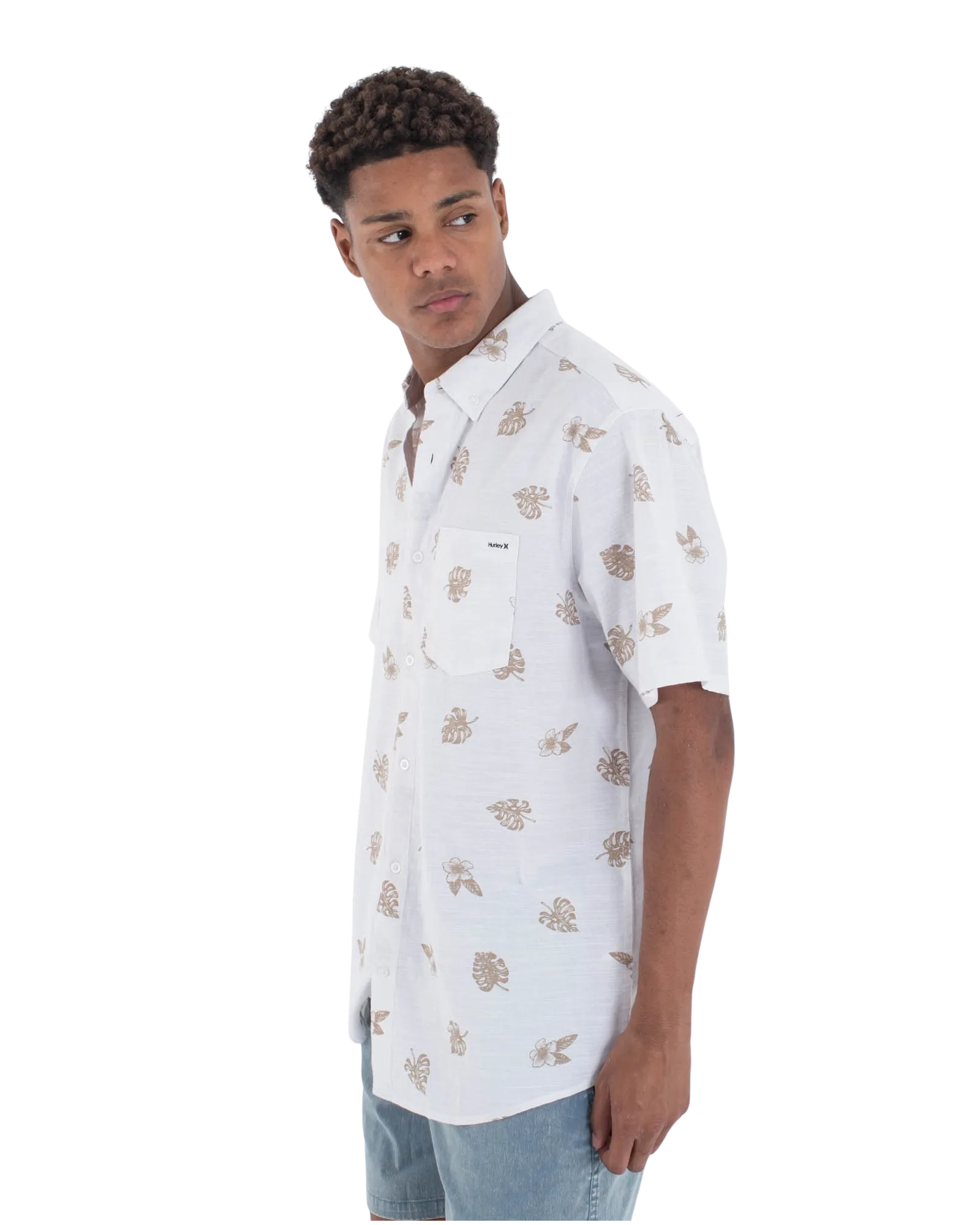One & Only Stretch Shirt in Bone 2