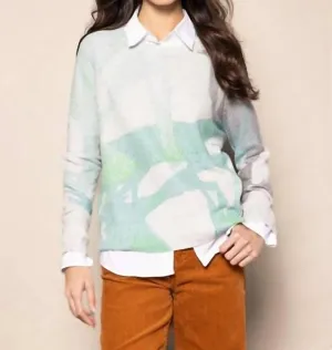 Painters Punch Sweater In Blue Hues