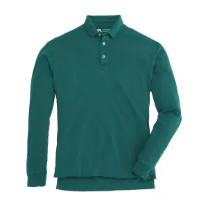 Perry Long Sleeve Polo - Botanical Garden