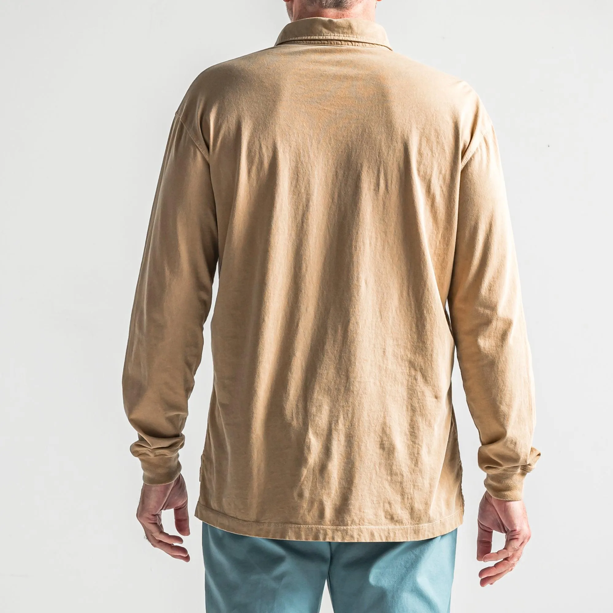 Perry Long Sleeve Polo - Woodthrush