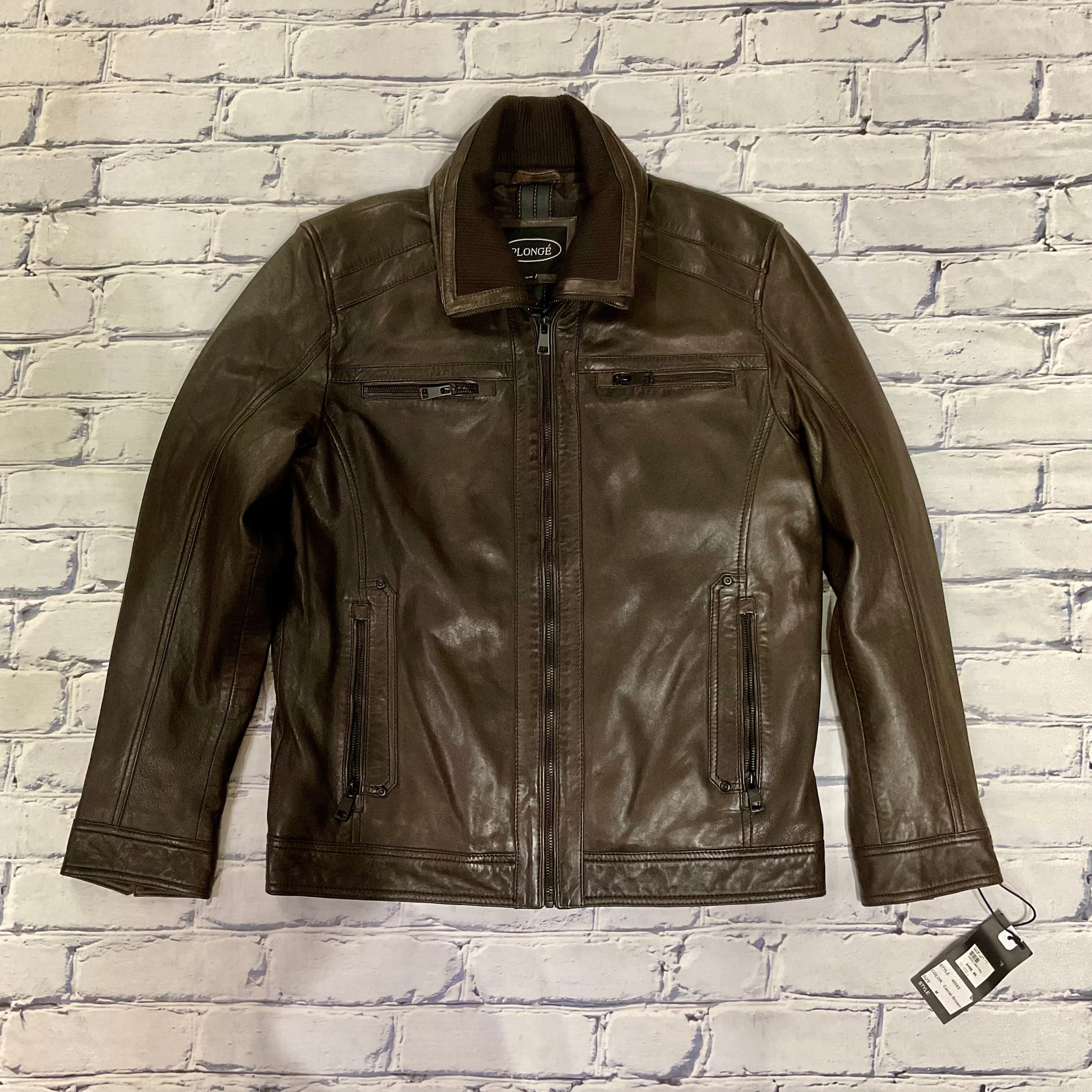 Plonge Lamb Zip Front Jacket