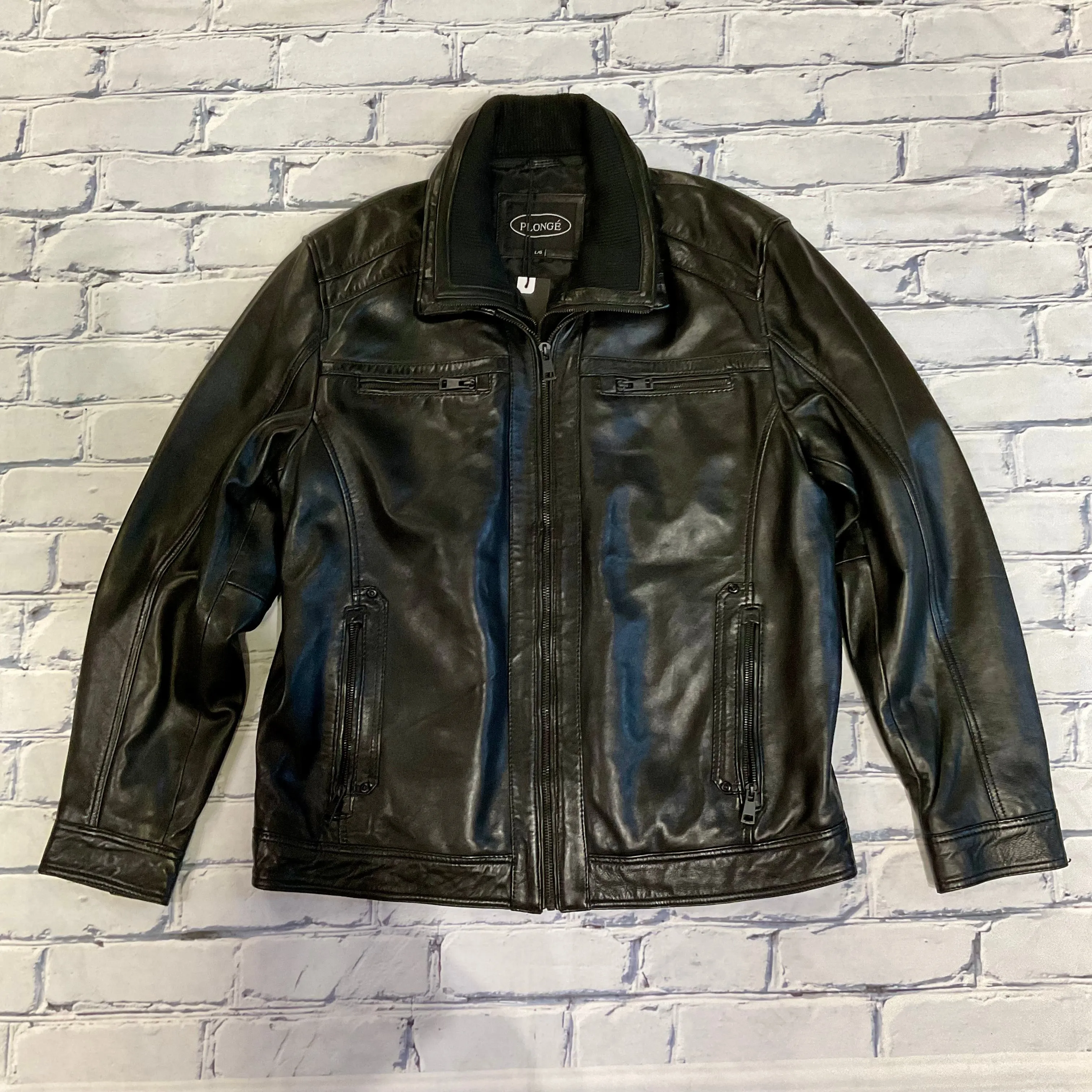 Plonge Lamb Zip Front Jacket