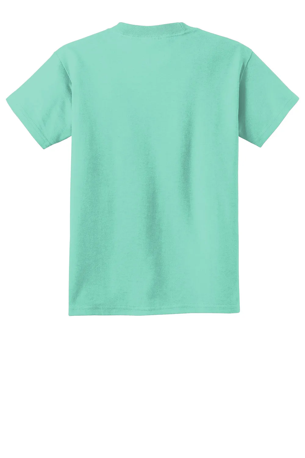 Port & Company Youth Beach Wash Short Sleeve Crewneck T-Shirt - Cool Mint Green