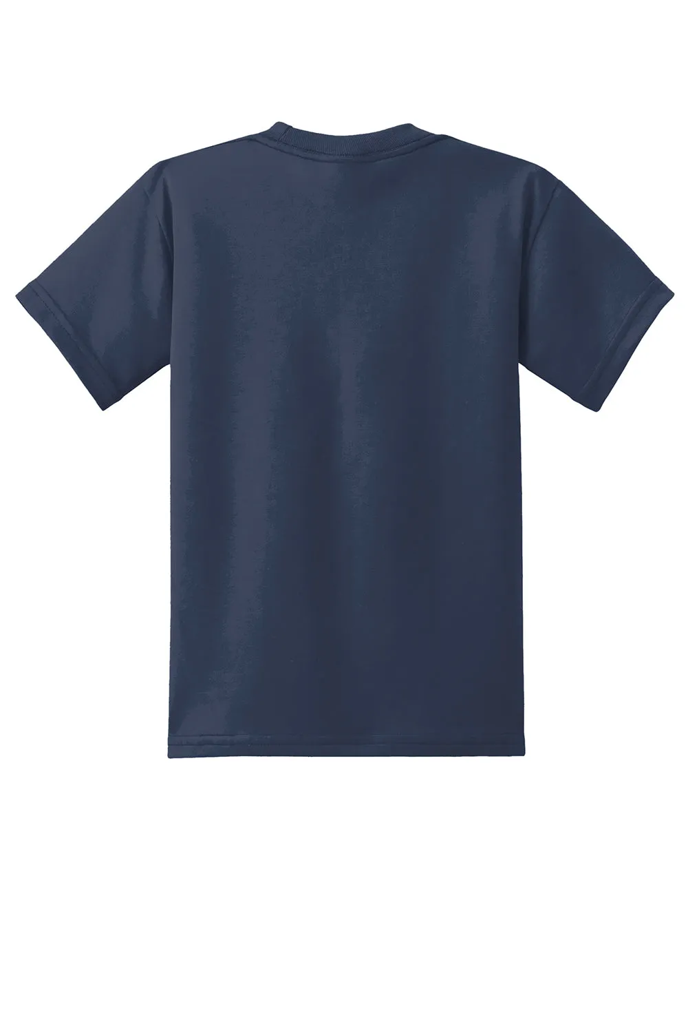 Port & Company Youth Core Short Sleeve Crewneck T-Shirt - Navy Blue