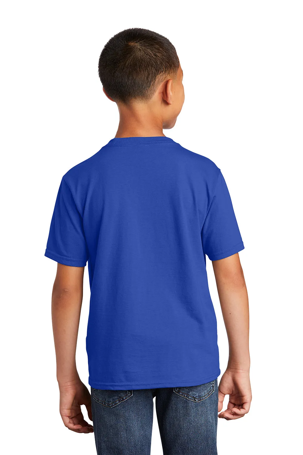 Port & Company Youth Fan Favorite Short Sleeve Crewneck T-Shirt - True Royal Blue