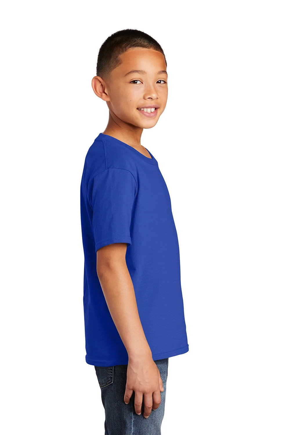 Port & Company Youth Fan Favorite Short Sleeve Crewneck T-Shirt - True Royal Blue